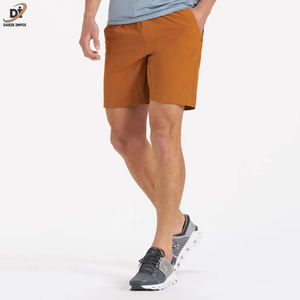 กางเกงขาสั้นกันเหงื่อสำหรับผู้ชายสำหรับฤดูร้อนกางเกงขาสั้นลำลองผ้าฟลีซเทอร์รี่ลายตาข่ายสไตล์สตรีทพร้อมกระเป๋า - Product Image 6