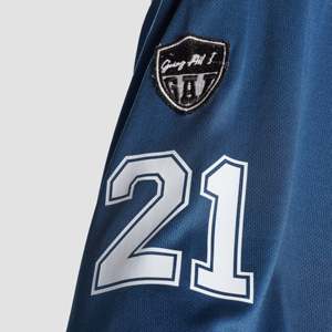 Maillot de football Striker à manches longues, vert sarcelle, imprimé par sublimation de haute qualité, taille XL, vêtement de sport pour l'été, motif numéroté - Product Image 5