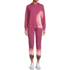 Sudadera con Capucha Personalizada para Mujer, Estilo Holgado, Hombros Caídos, Invierno, Algodón Grueso, Felpa, Tie Dye, Antibolitas, Transpirable - Product Image 6