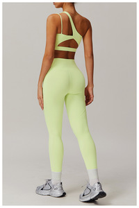 Nouvel ensemble de sport pour femmes, ensemble de vêtements de sport personnalisés de qualité supérieure, vente en gros, leggings de yoga à taille élastique, 2025 - Product Image 2