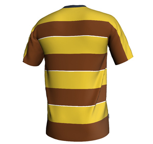 ชุดเล่นฟุตบอลคอกลมเสื้อกีฬาแขนสามส่วนคอกลมเสื้อฟุตบอลของแท้ชุดเล่นกีฬาเสื้อฟุตบอลทำจากโพลีเอสเตอร์ออกแบบได้ตามต้องการสำหรับ2025 - Product Image 5