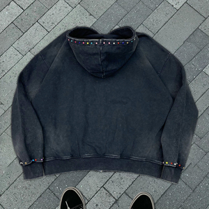 Sudadera Moderna con Pedrería para Hombre, Estilo Oversize, Ecológica, Resistente al Viento, 360g, a la Moda, con Diamantes Brillantes, Estilo Urbano y Elegante - Product Image 3