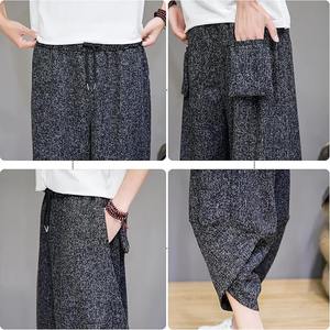 กางเกงวอร์มผู้ชายสำหรับฤดูใบไม้ร่วงและฤดูหนาวกางเกงมีกระเป๋าแบบลำลองกางเกงออกกำลังกายยิมกางเกงกีฬาผลิตจากชุดเดรสกีฬา - Product Image 6