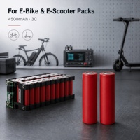 Sel Baterai Lithium Ion DMEGC INR21700-45E 4500mAh 3.7V 21700 3C Isi Ulang untuk Sepeda Listrik E-Bike