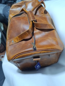 Vintage Leather Duffle <b>Bag</b> Handmade Travel Weekender Gym Luggage with Handles Spacious <b>Overnight</b> Carry <b>Bag</b> for Men Business - Product Image 6