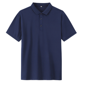 Polos Nouveau Coton Doux Meilleure Qualité Polo À Manches Courtes T-shirts Polos À Séchage Rapide pour Hommes Service OEM Personnalisé - Product Image 4