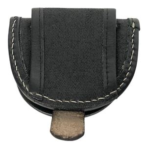 Black Canvas Eyewear Pouch Vintage Pin Buckle Belt Loop <b>Glasses</b> <b>Case</b> American Reproduction Confederate Painted Canvas Cap Pouch - Product Image 4
