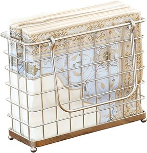 Soporte de lujo para servilletas de Metal, soporte para mesa hecho a mano, estilo clásico indio, venta al por mayor, precio bajo - Product Image 1