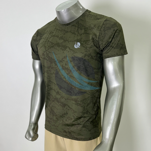 Camisetas de Poliéster con Estampado por Sublimación Personalizado OEM, Camisetas Deportivas de Secado Rápido, Camisetas de Manga Corta para Hombre de Alta Calidad, Diseño Sólido - Product Image 2