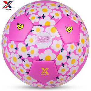 Balón de fútbol profesional, logotipo de PVC personalizado de alto rendimiento, respetuoso con el medio ambiente, vejiga de goma cosida a máquina, resistente al agua - Product Image 1