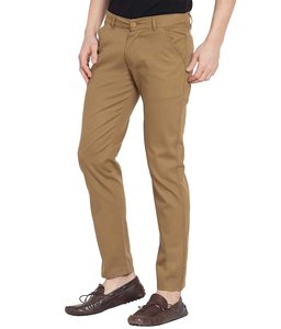 Ropa de trabajo de moda de verano, Pantalones chinos lisos de Color marrón formales transpirables para hombre, Pantalones chinos elásticos holgados para hombre - Product Image 4