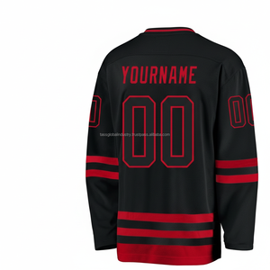 ผู้ผลิตเสื้อฮอกกี้น้ำแข็งมืออาชีพ ขายส่ง เสื้อทีมแบบกำหนดเองได้ ระบายอากาศได้ดี น้ำหนักเบา - Product Image 2