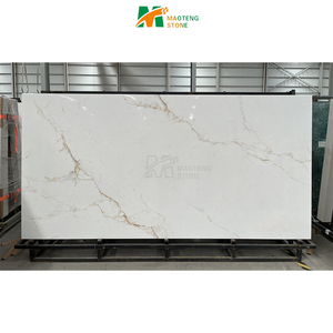 Encimeras <span class=keywords><strong>de</strong></span> Cocina Modernas <span class=keywords><strong>de</strong></span> Piedra Sinterizada Blanca Pulida, Estilo Moderno, <span class=keywords><strong>para</strong></span> Piso y Baño - Product Image 4