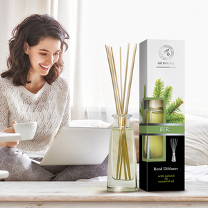 Diffuseur à bâtonnets Aromatika Aiguilles de sapin 100ml avec huile essentielle naturelle d'épicéa, parfum d'ambiance forêt longue durée - Product Image 5