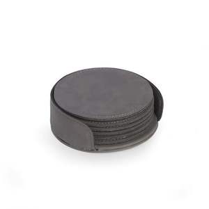 Wholesale Leather Coaster With Holder Best Quality Multicolor Modern Design Leather Mug Coaster <b>Set</b> at Reasonable Cost <b>for</b> <b>Sale</b> - Product Image 1