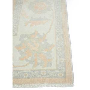 Alfombras de Lana Anudadas a Mano Aalam, Rojas y Naranjas con Patrones Florales y Abstractos, Rectangulares de 9x12 para Sala de Estar y Dormitorio, Pae-789 - Product Image 4