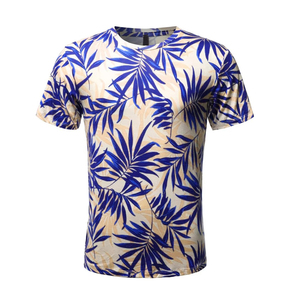 เสื้อยืดเย็บตะเข็บตัดกันสำหรับผู้ชายมาใหม่ ดีไซน์ทันสมัย เสื้อผ้าลำลองสไตล์คนเมือง - Product Image 2