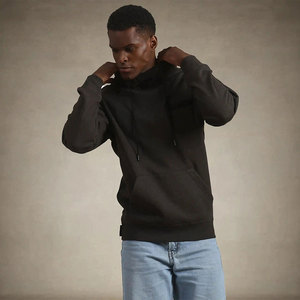 Men's Custom Sublimation Print Pullover Sweatshirt <b>Polyester</b> Cotton Blend <b>Hoodie</b> Streetwear Gymwear Winter Plain Dyed Design - Product Image 2