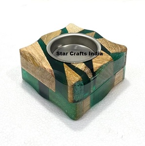 เตาเผากำยานไม้กระถินเทศและเรซิ่นสีเขียว งานฝีมือสุดหรู สไตล์โมเดิร์น สำหรับบ้าน รุ่นปี 2026 รอมฎอน - Product Image 6