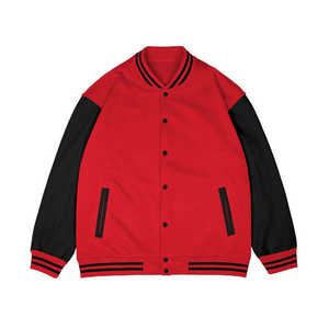 Veste universitaire verte et noire pour homme, veste bomber élégante, vêtements de rue tendance, veste d'hiver chaude et tendance - Product Image 3