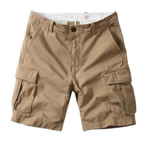 กางเกงขาสั้นผู้ชายลำลอง ระบายอากาศได้ดี เป็นมิตรกับสิ่งแวดล้อม คุณภาพสูง แฟชั่นทันสมัย สวมใส่สบาย ผลิตจากผ้าโพลีเอสเตอร์/ผ้าฝ้ายแคนวาส แห้งเร็ว ปักลาย - Product Image 3