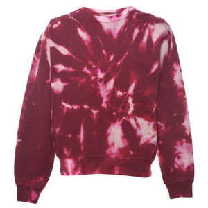 เสื้อสเวตเชิ้ตผู้ชายลายมัดย้อมสำหรับฤดูหนาว ผ้าฟลีซ 100% ผ้าฝ้ายออร์แกนิค กันน้ำ ระบายอากาศ บริการ OEM แฟชั่นลำลองสไตล์ฮิปฮอป - Product Image 1