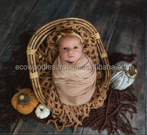 Accessoires de photographie de studio pour nouveau-nés, paniers-lits en bambou naturel, design style ferme, pour poses de bébé - Product Image 4