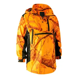 Giacche da caccia di cervi con cappuccio in tessuto originale al 100% traspiranti e traspiranti Multi tasche giacche da caccia per animali all'aperto