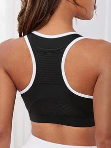 Sujetador deportivo para mujer más vendido, nuevo estilo de moda en color sólido, ligero y de alta calidad, opciones de talla grande disponibles - Product Image 4