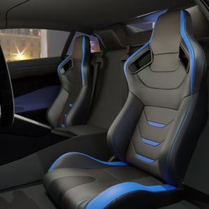 Housses de siège de voiture de course en PVC de luxe, universelles, imperméables, antidérapantes et durables, pour sièges baquet de course - Vente chaude - Product Image 2