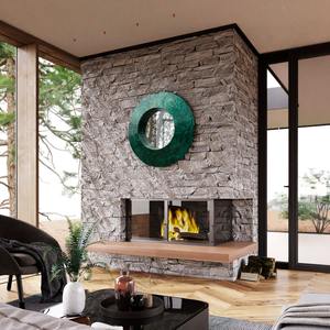 Top nouveau Design Capiz Shell mur Salon miroir petit miroir rond personnaliser taille couleur meubles de salle à manger - Product Image 4