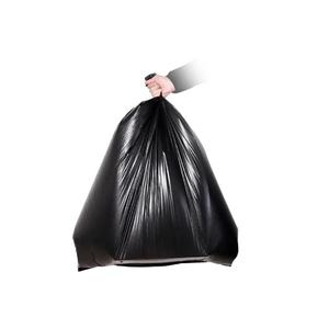 Vente en gros de sacs à ordures en PE biodégradables avec logo imprimé personnalisé rouleau de sac poubelle noir à fermeture éclair en plastique PLA - Product Image 5