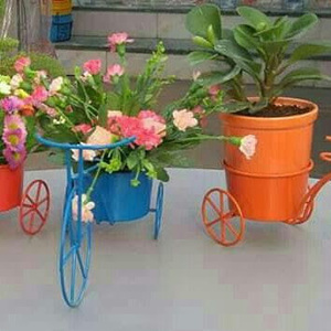 Pot de fleurs décoratif léger et durable en corde galvanisée tressée, écologique, de la collection IQBAL, taille personnalisable - Product Image 5