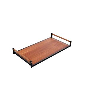 Plateau carré en bois de meilleure qualité décoration de plateau de service pour la cuisine, la maison et les hôtels - Product Image 5