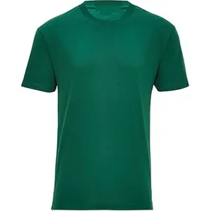 Toptan yüksek kaliteli erkek düz şişe yeşil t shirt özel süblimasyon erkek t shirt boşlukları boy t shirt yaz