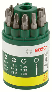 Assortimento <b>Bit</b> Di Avvitamento (ph + Pz+ <b>Torx</b>) 10 Pezzi - Product Image 1