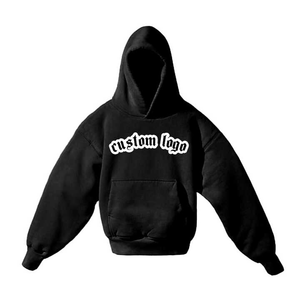 Sweat à capuche surdimensionné pour hommes de haute qualité Style Unique sweat polaire lourd manteau d'hiver en coton décontracté avec motif à capuche - Product Image 2