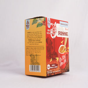 Caja de café de lujo hecha a mano en Vietnam Diseño sofisticado Estructura de papel dúplex reciclable Laminación mate Logotipo a medida - Product Image 2