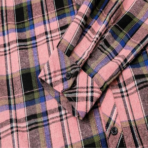 เสื้อเชิ้ตผ้าสักหลาดสำหรับผู้ชายแขนยาวผ้าสักหลาดผ้าสักหลาดสำหรับผู้ชายดีไซน์แบบที่ต้องการมากที่สุดไม่ยับ - Product Image 6