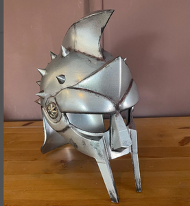 Gladiateur Jouer Spartiate Casque Soldat Bataille Médiévale Costume Cosplay Grec Sparte Ancien Romain Corinthien Acier - Product Image 1