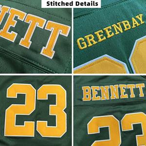 Breathable Sublimation American Jerseys Unisex Sweat-Wicking Tops for Team Wear - Product Image 6