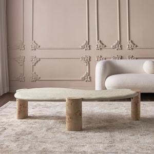 Elegante Mesa cilíndrica redonda de oro hecha a mano para salas de estar, dormitorios y esquinas decorativas con atractivo atemporal - Product Image 4