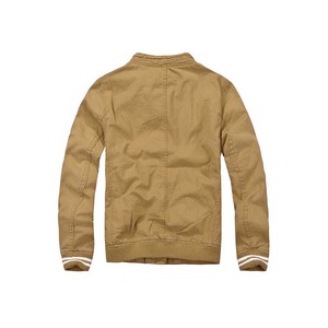 Chaqueta Bomber Elegante, Mezcla de Algodón Premium, Puños Ajustables con Ribete, Bolsillo Frontal con Cremallera, Interior Suave, Ideal - Product Image 2