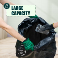 Bolsas de Plástico Industriales para Basura, Biodegradables, Reciclables, Ecológicas, de Primera Calidad, con Refuerzo Lateral, de Polietileno, Venta al Por Mayor de Fábrica