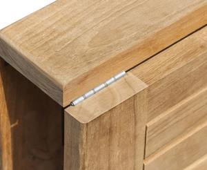 Table de salle à manger octogonale en bois massif pour l'extérieur, table de patio pour jardin, hôtel, restaurant, résistante à l'eau et aux UV - Product Image 5