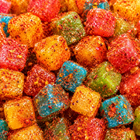 Bonbons gélifiés en vrac, épicés, sucrés, acidulés, halal, vente en gros personnalisée, tendance TikTok