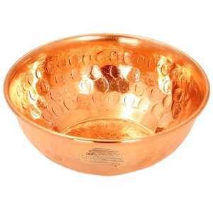 Bol en cuivre au design martelé de haute qualité Katori Bol de service et vaisselle à prix abordable - Product Image 5