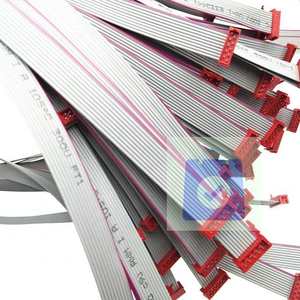 Cable Plano Adaptador SMT de Doble Fila de 10 Pines y Paso de 2.54mm, Suministro Directo de Fábrica OEM, para Computadora, Color y Longitud Personalizables, IP44 - Product Image 3