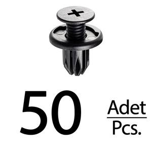 Clips para Panel de Parachoques para Honda Accord Civic CR-V Odyssey Jazz - 50 Piezas - Product Image 1