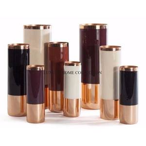 Set of 4 Gold Polished Creative New Arrival <b>Candle</b> Holders Different Sizes Home and Hotel Indoor Lightening <b>Candle</b> Holders - Product Image 2